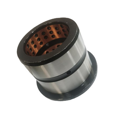 Besi Bucket Pin Bushing Excavator Bushing 55 * 70 * 50mm yang disesuaikan