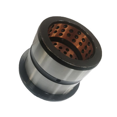 Besi Bucket Pin Bushing Excavator Bushing 55 * 70 * 50mm yang disesuaikan