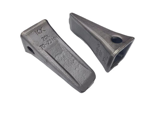 Bucket Teeth Excavator Bucket Tip Kekerasan Tinggi Ketahanan Abrasi