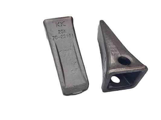 Kobelco Series Forged Bucket Teeth 20X-70-23161 Suku Cadang Mesin Pemindah Tanah