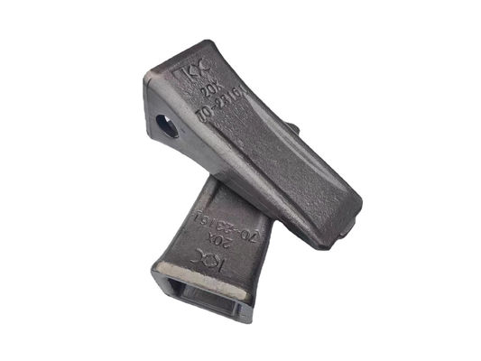 Kobelco Series Forged Bucket Teeth 20X-70-23161 Suku Cadang Mesin Pemindah Tanah