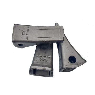 Kekakuan Tinggi Backhoe Bucket Teeth Excavator Wear Parts Perlindungan Korosi