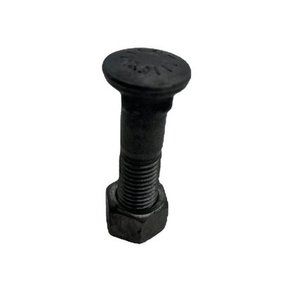 Tahan lama M36 Bulldozer Track Pad Baut Mur HRC52-58 Kekerasan tinggi